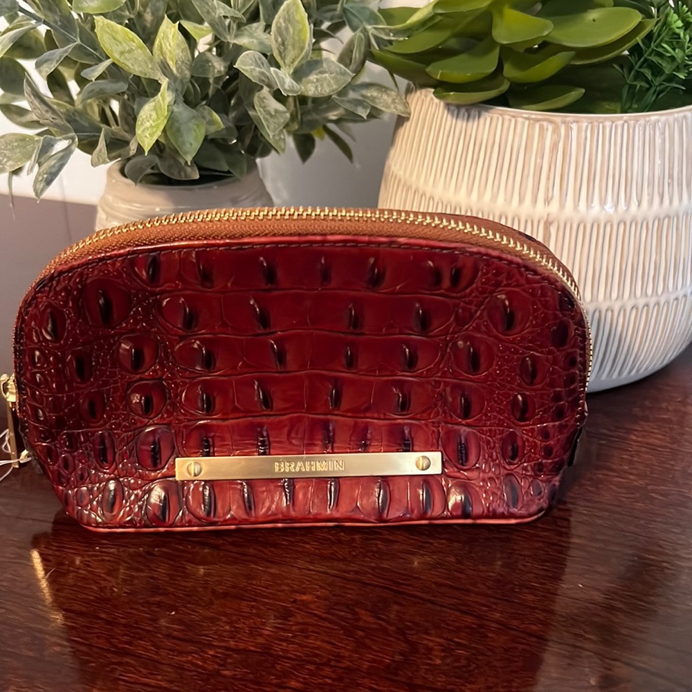 Brahmin cosmetic case.